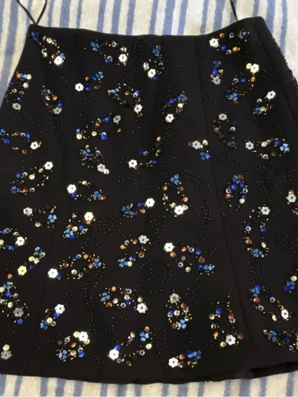 Club Monaco Black Embellished Dress